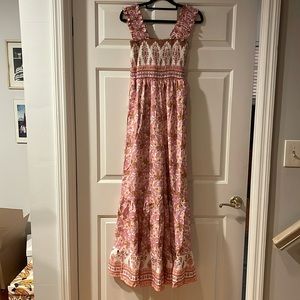 NWT David& Dani pink floral jumpsuit size S